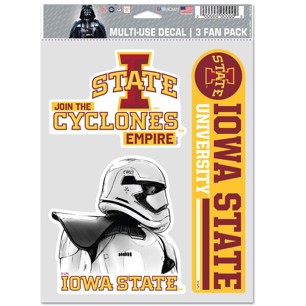 Star Wars® I-State Cyclones Empire Decal Sticker Pack (was $9.99)